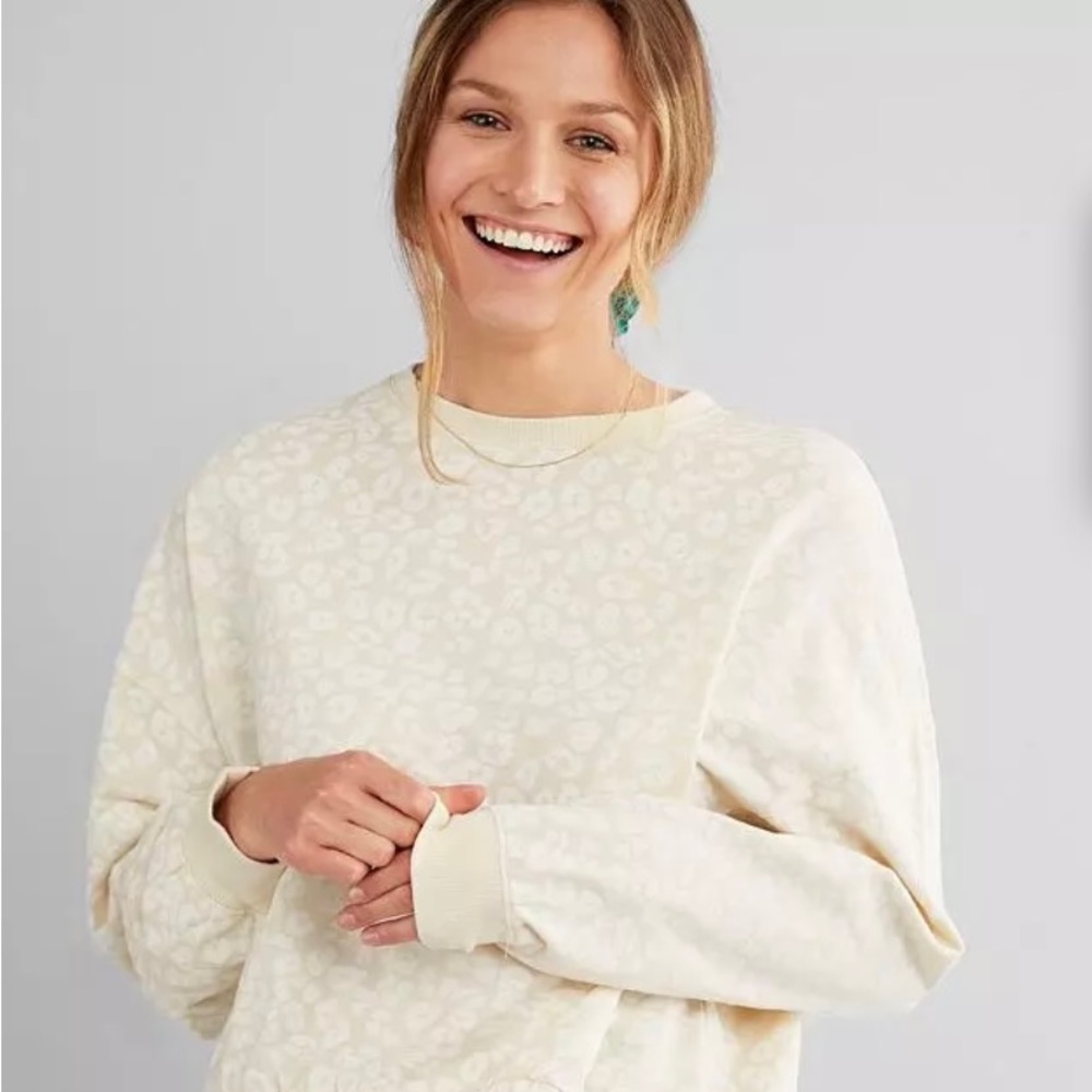 White crow Mason leopard pullover